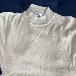 Marcello Cream Turtleneck Sweater